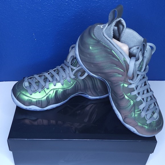 NIKE AIR FOAMPOSITE ONE DARK STUCCO/BLACK SIZE WOMEN'S 8.5 [AA3963-001] - Picture 6 of 12